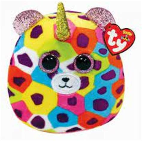 TY Teeny Squish A Boo Giselle Leopard 8 Cm Bol