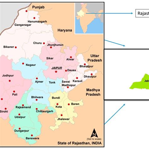 divisions  districts  rajasthan state india  table
