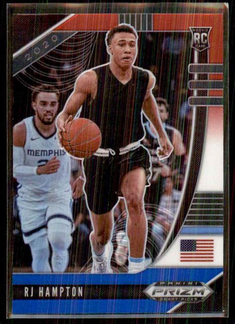 2020 21 Panini Prizm Draft Picks Prizms Red White And Blue Rj Hampton