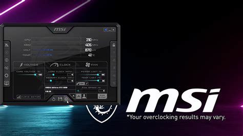 Msi Afterburner Overclocking Guide And Undervolting Guide