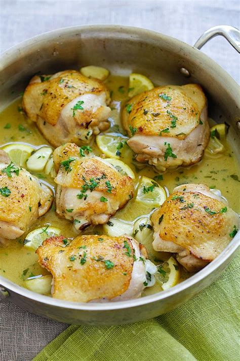 Skillet Lemon Chicken The Easiest Recipe Rasa Malaysia