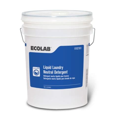 GuestSupply US Ecolab Liquid Laundry Neutral Detergent 5 Gallon