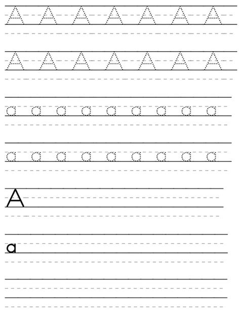 ABC Worksheets Alphabet Tracing Letters Print Letter | Etsy