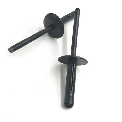 Aluminum Black Open End Dome Head Blind Pop Rivets Rivet Nut And