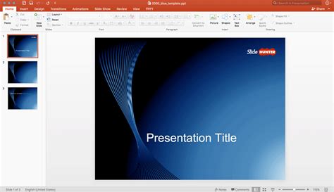 blue  design  powerpoint