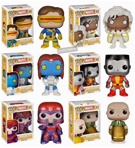 Pop Marvel Classic X Men And X Men Deadpool From Funko