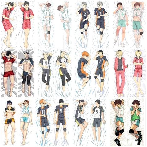 New Haikyuu Japanese Anime Hugging Body Dakimakura Pillow Cover Case Decorative Pillows Haikyuu