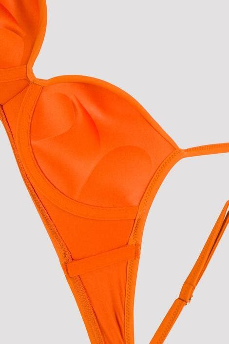 Portocal U Sutien Bikini Basic Super Push Up Bichini Costume Baie