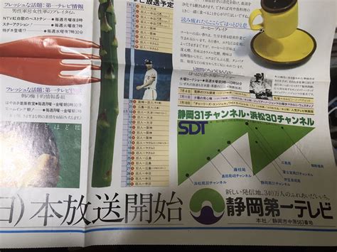 Yahoo!オークション - 激レア 静岡第一テレビ 開局 広告