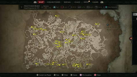 All Fractured Peaks Side Quests Locations Diablo Guide