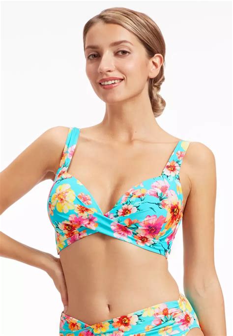 Sunseeker Sunseeker Vibrant Vacation D Cup Bikini Top Buy