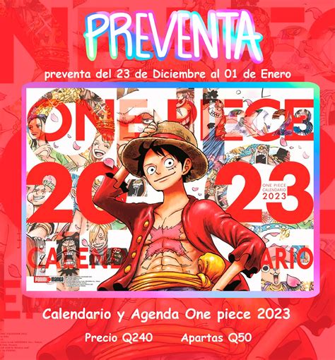 Mangateca GT - Preventa Calendario 2023 One Piece