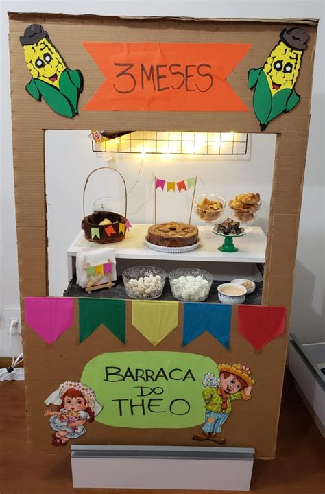 Mesa De Barraquinha Improvisada Para Festa Junina Barraquinhas Para