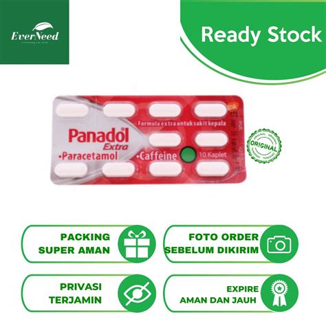 Jual Panadol Merah Extra Per Strip 10 Butir Shopee Indonesia