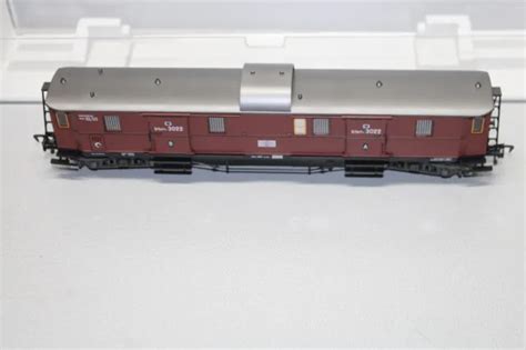 FLEISCHMANN 5800 4 ACHSER Personenzug Gepäckwagen KPEV Spur H0 OVP EUR