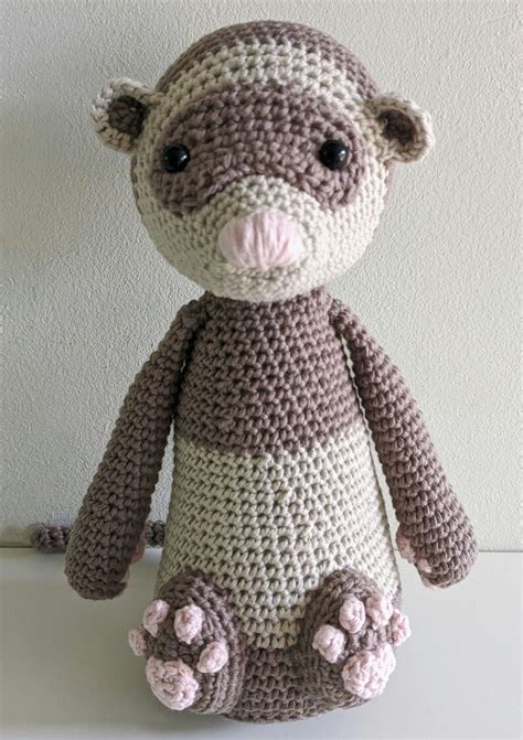 Wallace The Ferret Crochet Amigurumi Pattern PDF Etsy