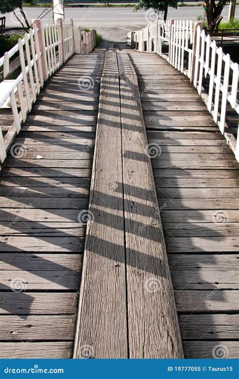 Wooden Plank Bridge Stock Image Image Of Bridge Clean 19777055