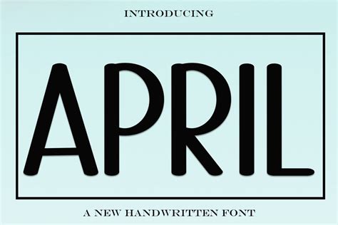 April Font