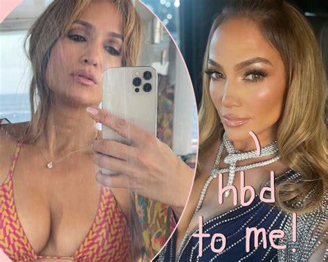 Jennifer Lopez Shows Off HAWT Year Old Body In New Birthday Bikini Pics Perez Hilton