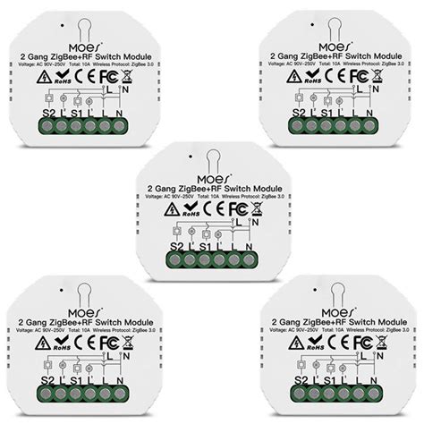 Tuya Zigbee 3.0 Smart Lichtschakelaar Relais Modul... – Grandado