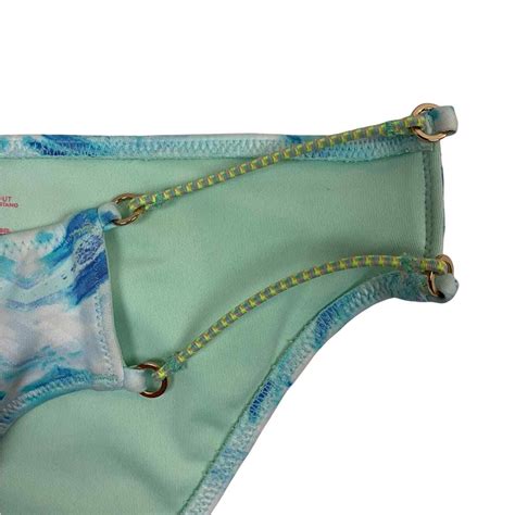 Victoria S Secret The Knockout Blue Bikini Bottom Siz Gem