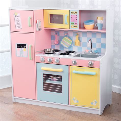 Gran Cocina De Juguete Pastel De Madera Kidkraft Pastel Kitchen