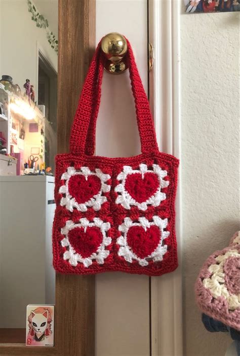 Crochet Heart Bag Artofit