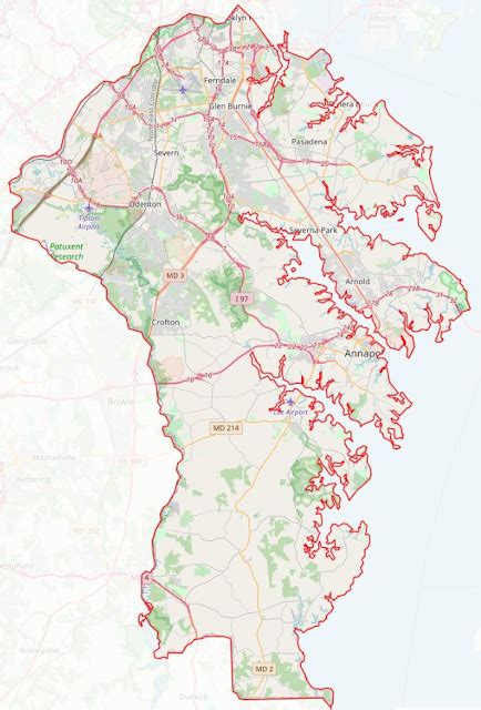 Anne Arundel County Zip Code Map Map Vectorcampus Map Porn Sex Picture