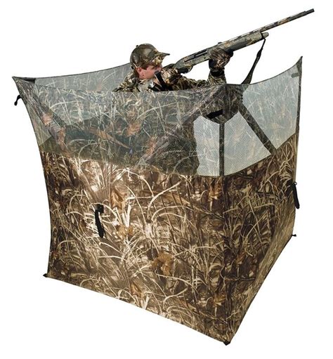 Field Hunter Blind Ground 3 Wall Design Durashell Fabric Max 4 Camo