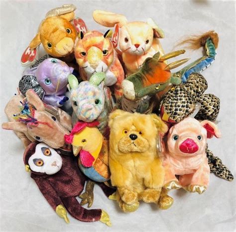 Chinese Zodiac Beanie Babies Plushie Paradise