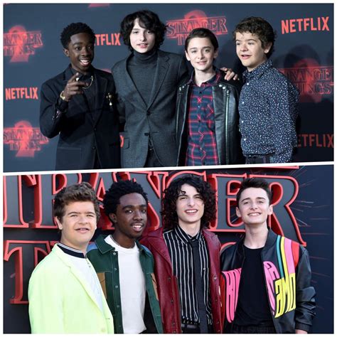 “stranger Things” El Antes Y Después Del Elenco Desde Su Primera Hasta Su última Avant Premiere