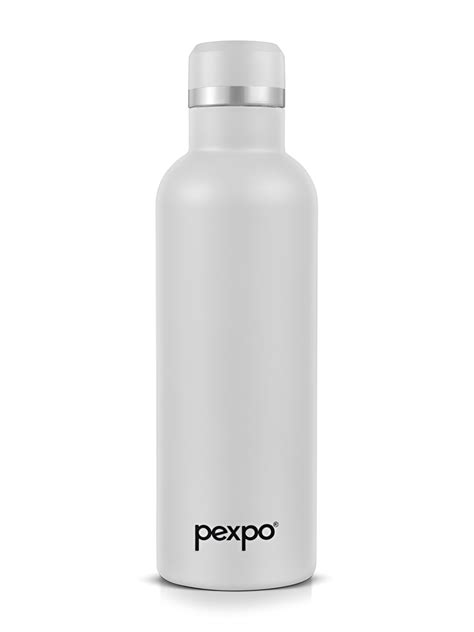Buy Pexpo Oreo White Isi Certified Thermosteel Hot And Cold Flask Insulated Water Bottle Ml