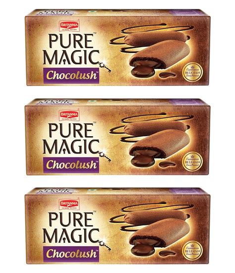 Britannia Pure Magic Chocolush 75g Pack Of 3 Grocery