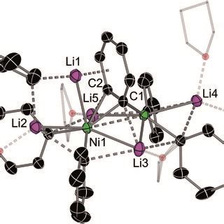 Solid State Structure Of 6 Thermal Ellipsoids Shown At 30