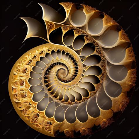 Premium Photo | Fractal fibonacci mandala
