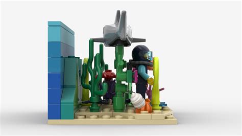 Lego Moc 210118 Lost An Ocean Diorama By Jlherbst77 Rebrickable