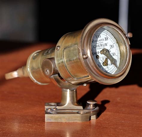 Антикварный морской вертушечный лаг (прибор для измерения пройденного ...