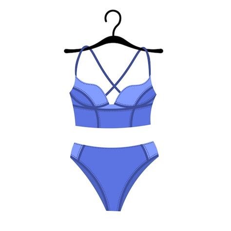 Premium Vector Minimalist Sportive Lingerie Set Summer Time Modern