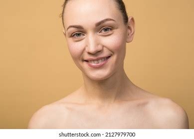 Portrait Attractive Happy Naked Caucasian Girl Stock Photo Shutterstock