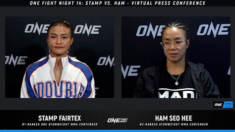 ONE Fight Night 14 Stamp Fairtex Vs Seo Hee Ham Virtual Press