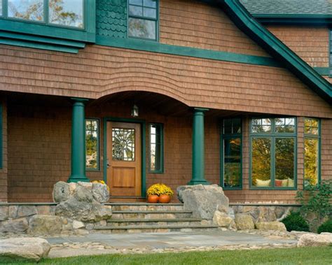 Teal Siding Houzz