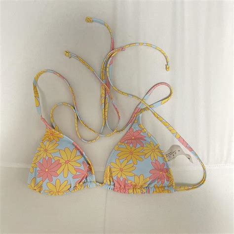 Floral Bikini Top Depop