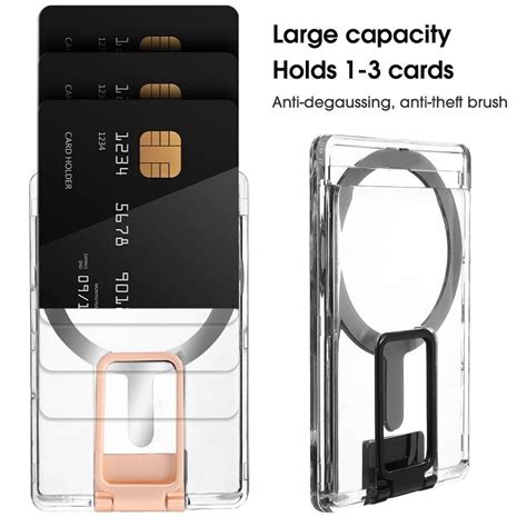 Magnetkarten Tasche Handy Ständer für Apple Magsafe für iPhone 15 14 13 ...
