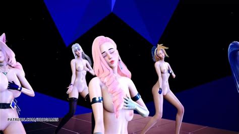 Mmd Stayc So Bad Striptease Ahri Akali Kaisa Seraphine Evelynn Kda