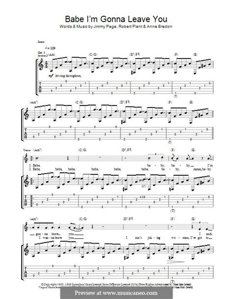 Babe I m Gonna Leave You Led Zeppelin por A Bredon J Page R Plant em músicaNeo