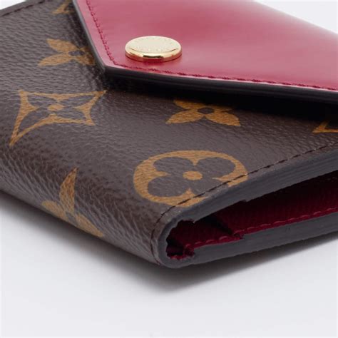 Louis Vuitton Fuchsia Monogram Canvas And Leather Zoe Wallet At 1stdibs Louis Vuitton Zoe