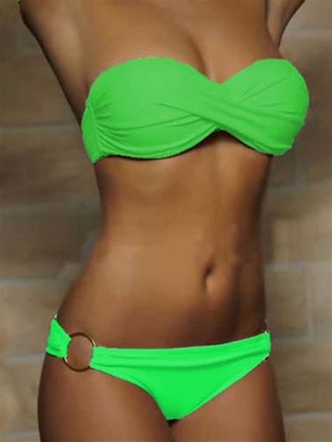 Women S Swimwear Bikini Piece Cheeky Swimsuit Ruched Piece Open Back Sexy Beach Wear Sexy