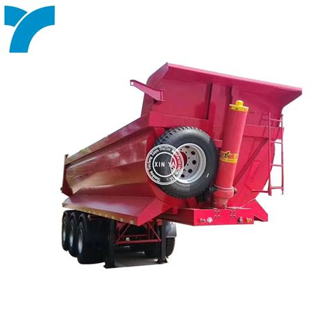 Rear Dump Tipper Truck Trailer 50tons Trailer 3 Axle Dumper Trailer