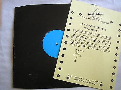 Popsike The Rolling Stones She Was Hot Single Insert Rare Promo Auction Details