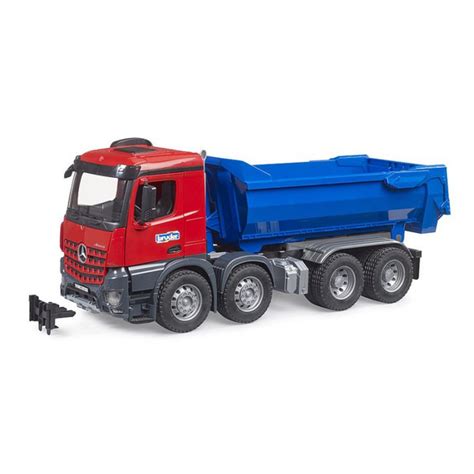 Camion Mercedes Benz Mb Arocs Halfpipe Benne Bruder King Jouet